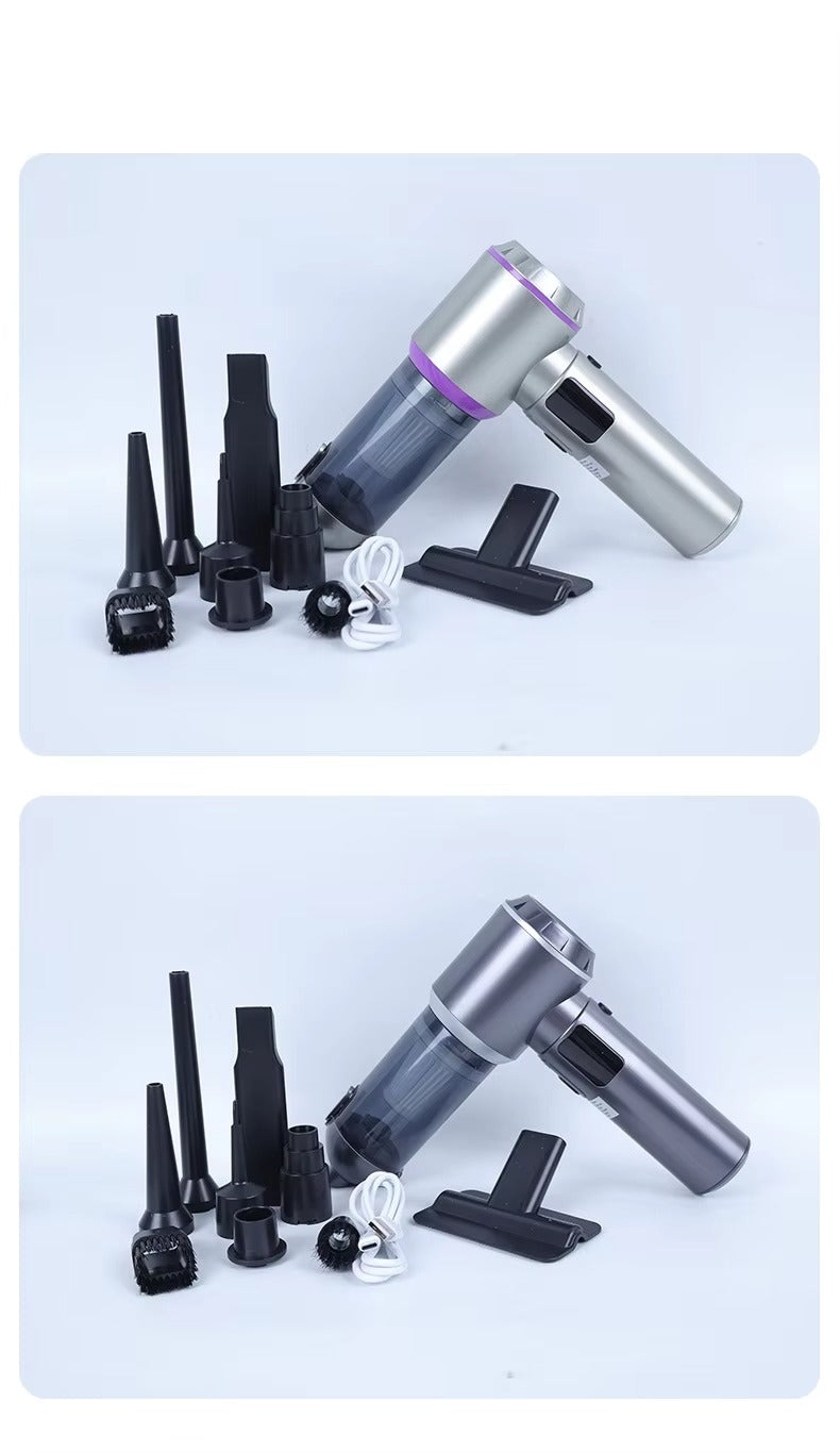 VT703 Mini Car Vacuum Cleaner 17000Pa Portable High Suction Blowing Small USB Cordless Handheld Car Wireless Vacuum Cleaner