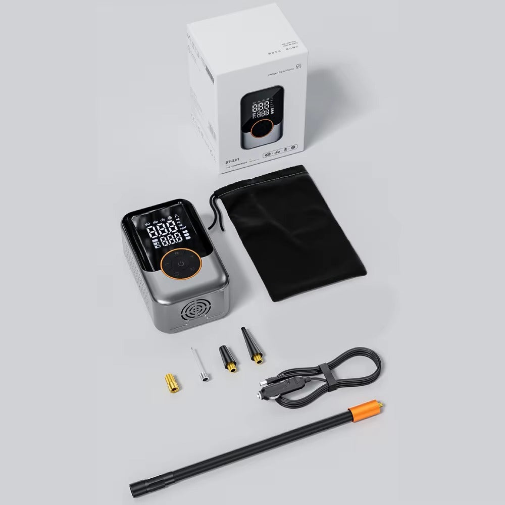 PT221 Portable Mini Fast Charging Car Wireless Air Pump High Pressure Electric Compressor Tire Inflator for Car Tires