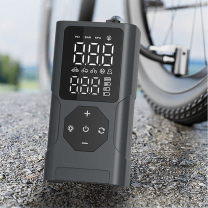 PR024 Tire Inflator Portable Air Compressor 150 PSI Rechargeable Cordless Auto Air Pump for Car Tires Motorcycle Bike Ball