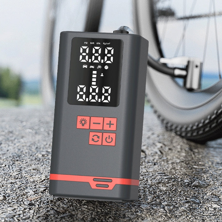 PR021  Mini Air Compressor with HD LED Light Fast Inflation for Car Tires Motorcycle Bikes OEM/ODM Support