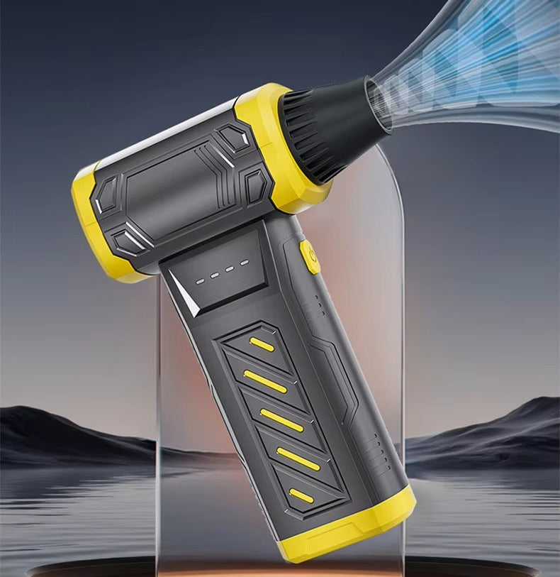 FS119 Mini Turbo Jet Fan 130000RPM Turbo Violent Blower 8000mah Rechargeable Car Vacuum Cleaner 2 Gear Strong Blower