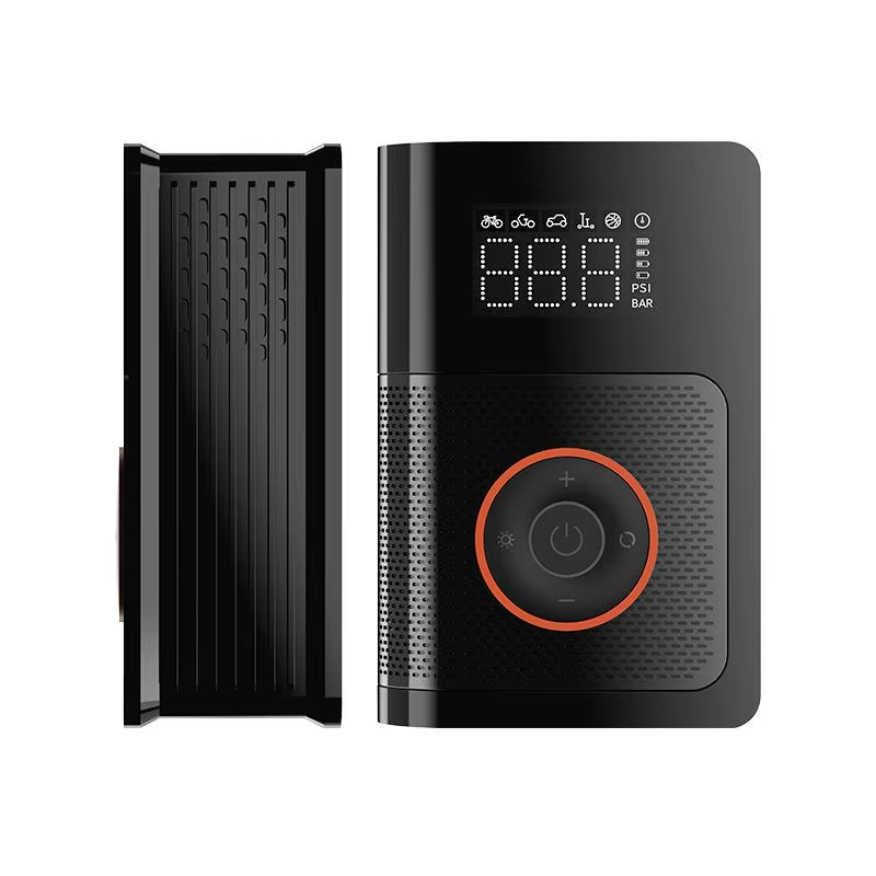 PQ852 Mini Tire Inflator Car Air Pump Portable Air Compressor LCD Digital Display Multi-function air Pump