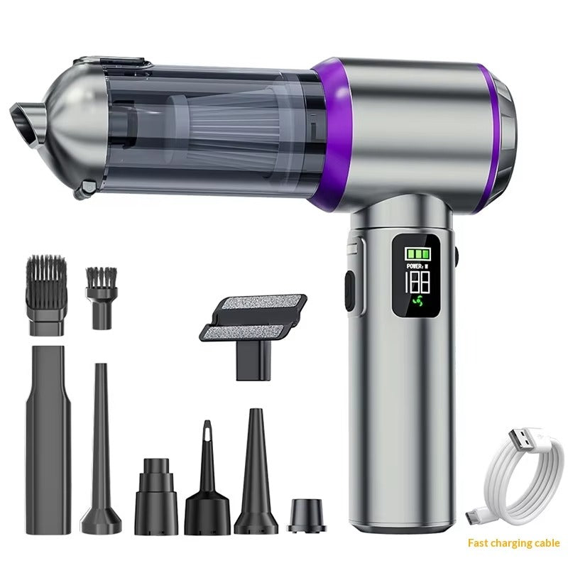 VT703 Mini Car Vacuum Cleaner 17000Pa Portable High Suction Blowing Small USB Cordless Handheld Car Wireless Vacuum Cleaner