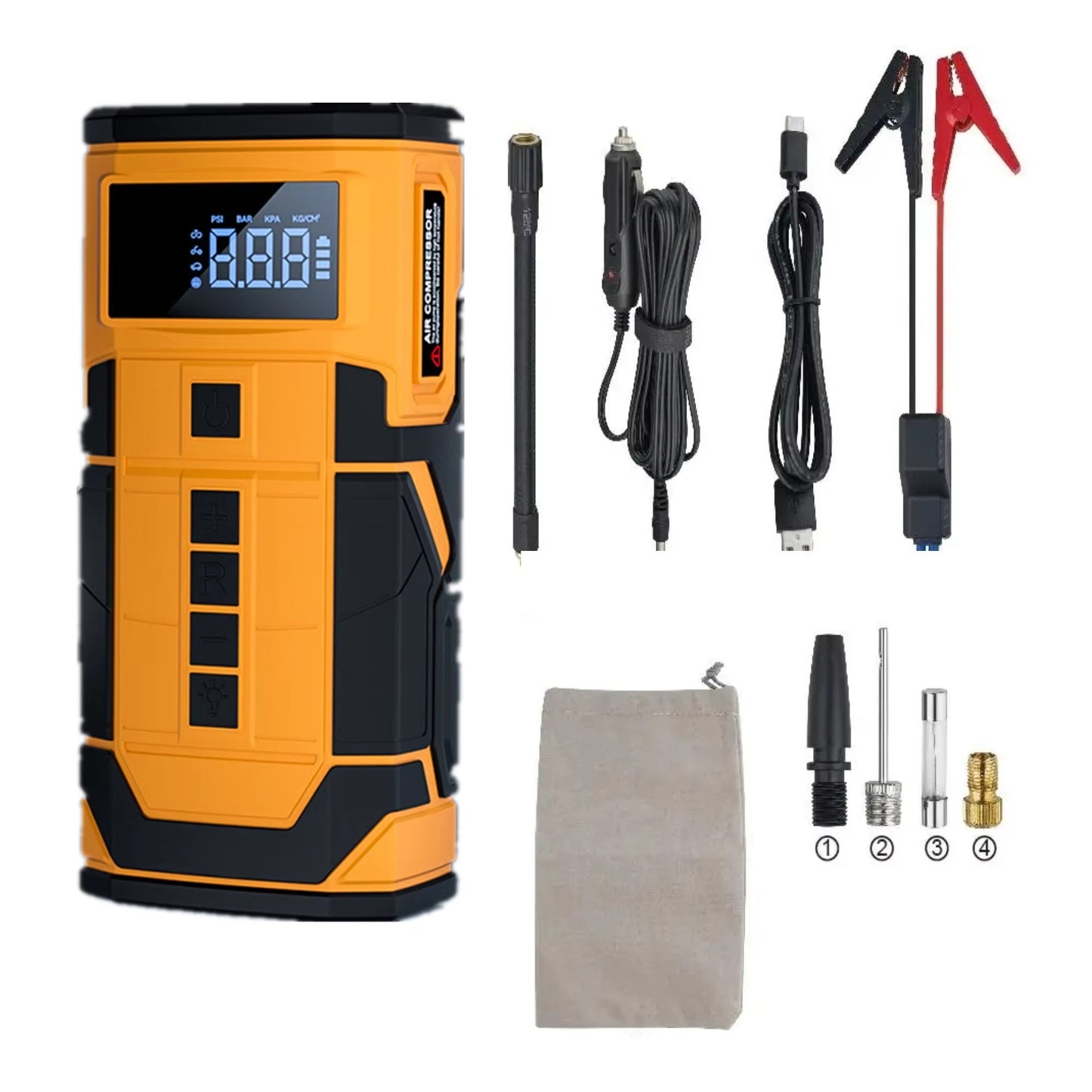 ST630 Jump Starter 14.8v 8000mAh High Power Car Jump Starter Power Bank / Multi-Function Portable Lithium Battery Car Jump Starter