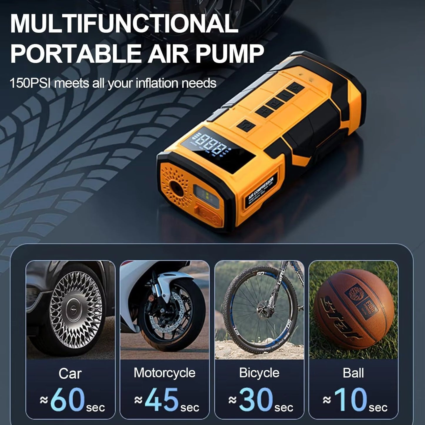 ST630 Jump Starter 14.8v 8000mAh High Power Car Jump Starter Power Bank / Multi-Function Portable Lithium Battery Car Jump Starter