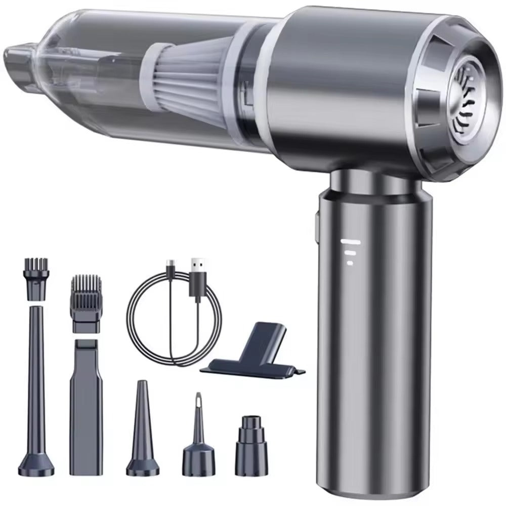 VT653 Vacuum Cleaner 15000pa 100w Powerful Brushless Motor Mini Wireless Portable 3-Level  Handheld Car Vacuum Blower Suction Cleaner