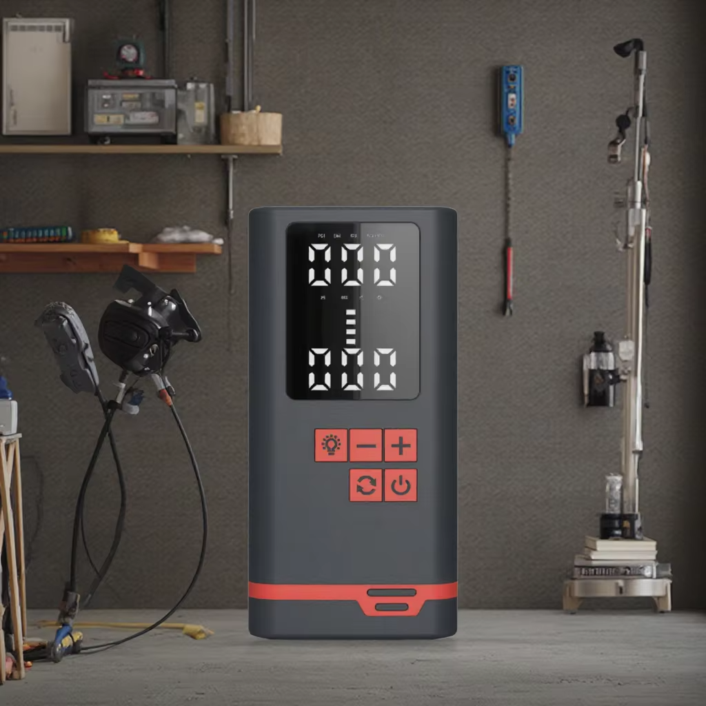 PR021  Mini Air Compressor with HD LED Light Fast Inflation for Car Tires Motorcycle Bikes OEM/ODM Support