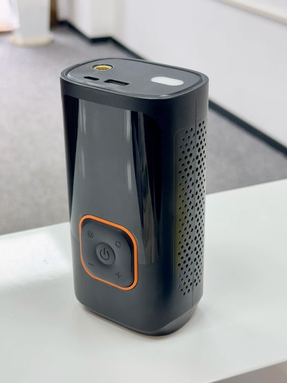 PQ402 Portable Electric Air Compressor with Tire Pressure Gauge for Car Bike Motorcycle Multifunctional  Inflator