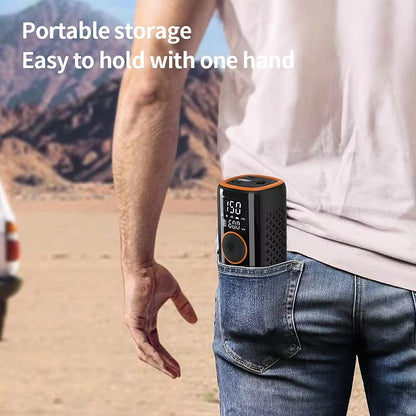 PQ850 Inflator Pump Portable Car Air 150 Psi Portable Faster Auto With LCD Screen Air Compressor Car Tire Inflator Pump