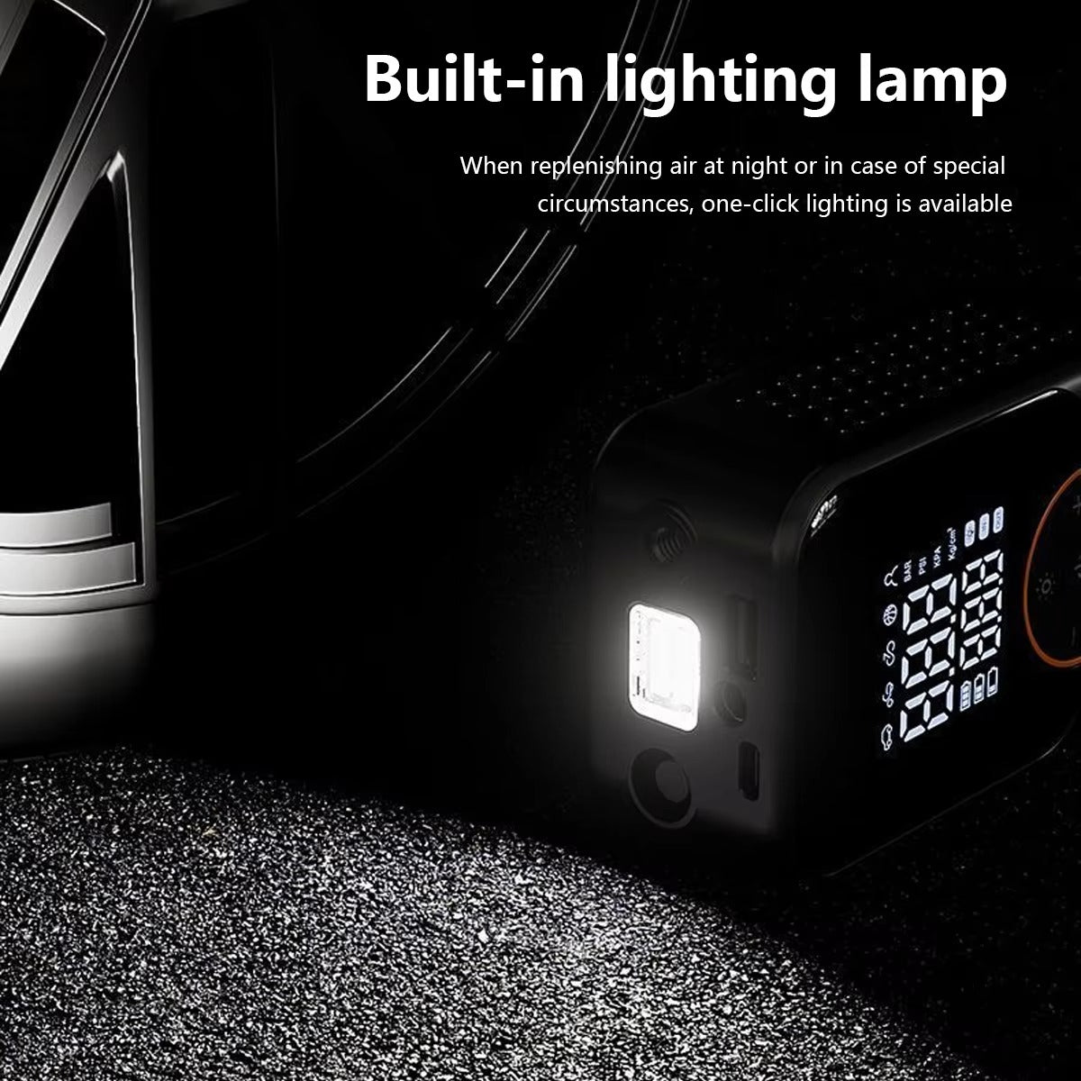 PT221 Portable Mini Fast Charging Car Wireless Air Pump High Pressure Electric Compressor Tire Inflator for Car Tires