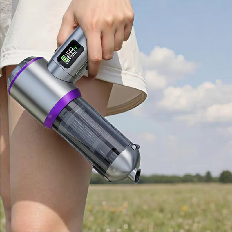 VT703 Mini Car Vacuum Cleaner 17000Pa Portable High Suction Blowing Small USB Cordless Handheld Car Wireless Vacuum Cleaner