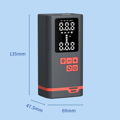 PR021  Mini Air Compressor with HD LED Light Fast Inflation for Car Tires Motorcycle Bikes OEM/ODM Support