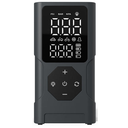 PR024 Tire Inflator Portable Air Compressor 150 PSI Rechargeable Cordless Auto Air Pump for Car Tires Motorcycle Bike Ball