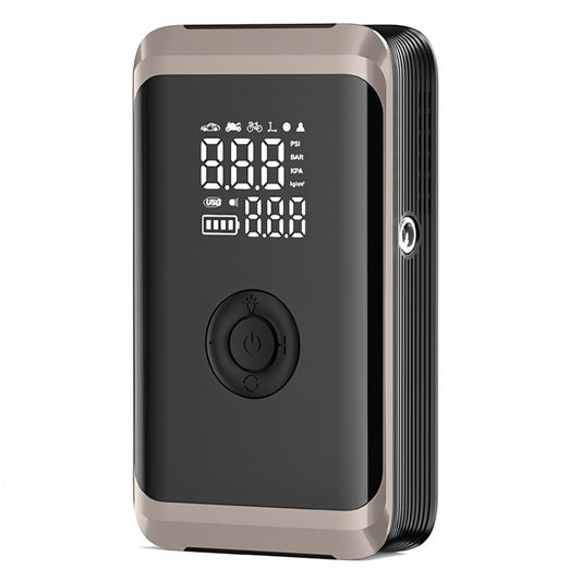 SQ202 4 In1 Portable 14.8V Jump Starter Digital Display Tire Inflation Powerbank LED Light Pressure Monitor Function for Compact