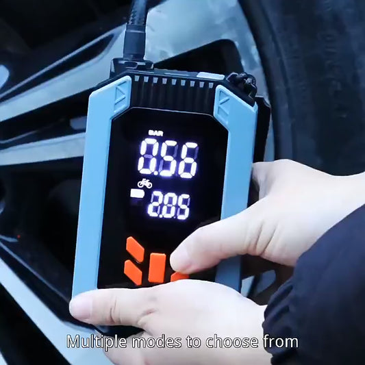 ST632 7200mAh Capacity 800A Peak Jump Starter 150 Psi Portable Air Compressor ABS Material Car Emergency Tools Tire Pressure Monitor