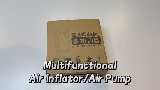 SQ403 4*2000mAh 14.8V Car Air Pump & Air Compressor 800A Peak 150PSI Tire Inflator Power Bank for Motorcycles & Trucks